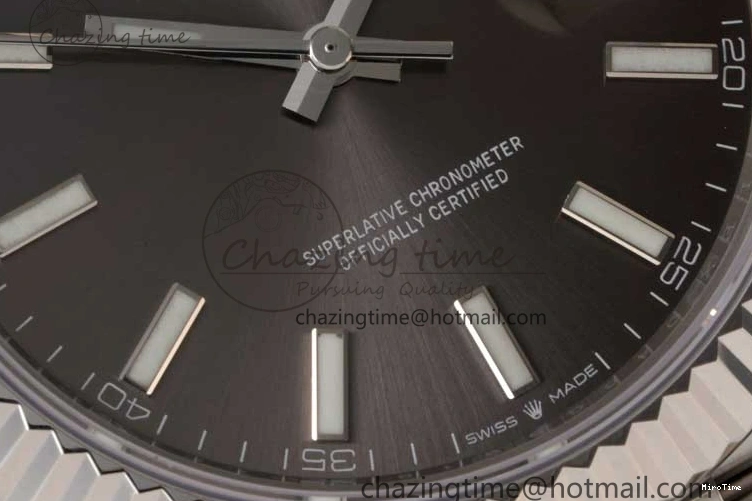 MiroTime 0314 Trendsetting DateJust 41 126334 ZF 1:1 Best Edition 904L Steel Gray Dial Stick Marker on Jubilee Bracelet A 2372
